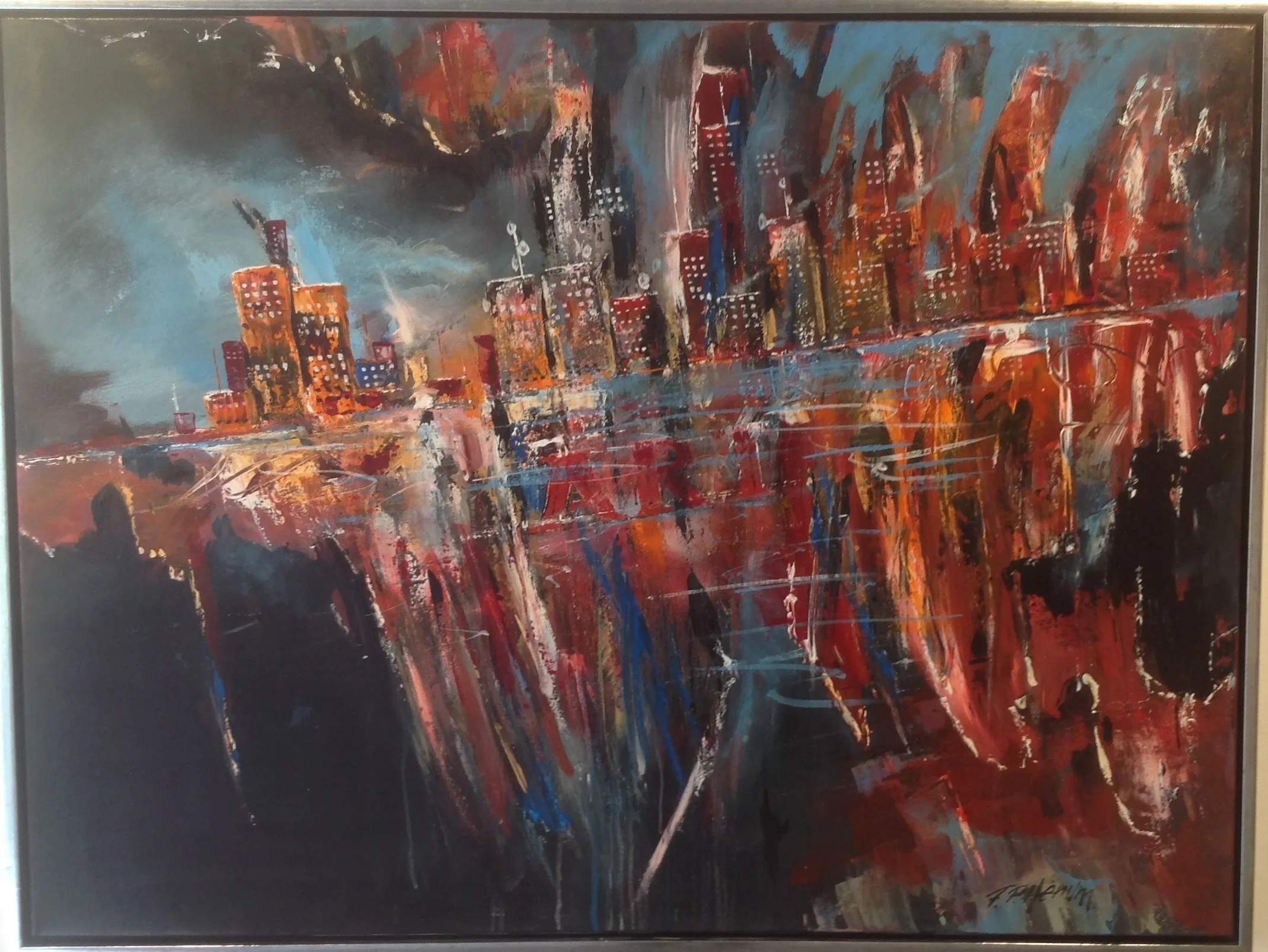 Maleri nr 106 90 cm X 120 cm